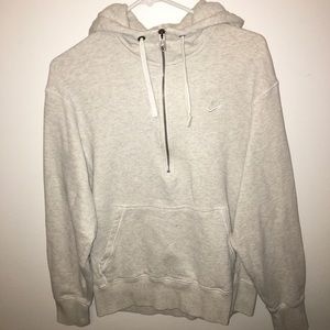 Nike Grey Quarter Zip Up Hoodie🌞